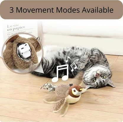 Interactive Flapping Bird Cat Toy
