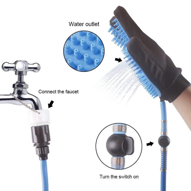 Dog Shower Handheld With Shower Tools