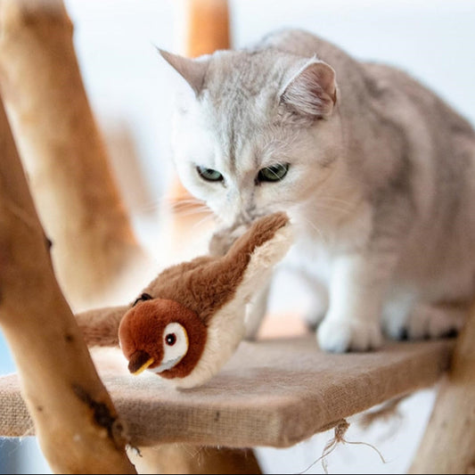 Interactive Flapping Bird Cat Toy