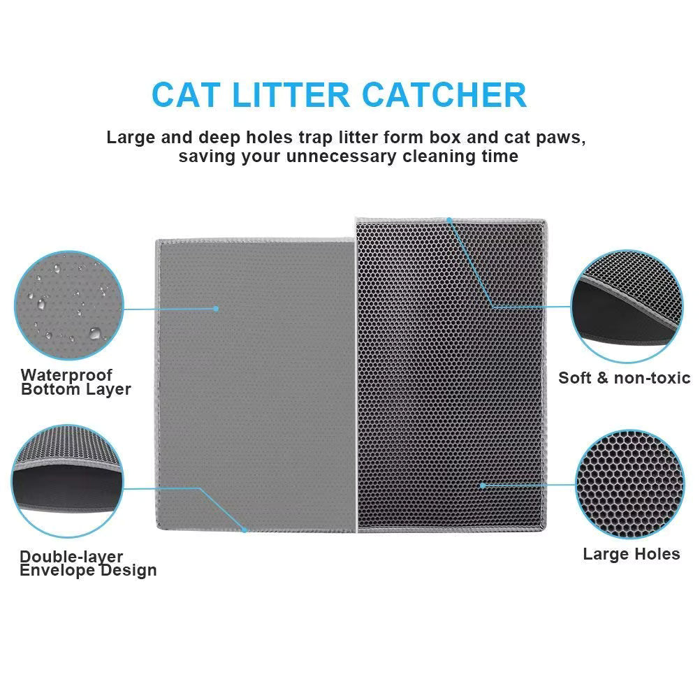 Double Layer Cat Litter Mat